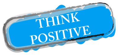 Olumlu Web Yapıştırıcı Düğmesi Düşün