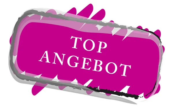 Top Angebot web Sticker Button — Stok fotoğraf