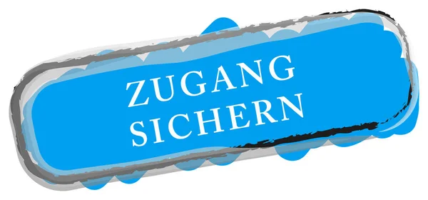 Zugang sichern Web sticker knop — Stockfoto