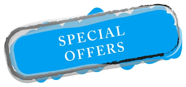 Special offers web Sticker Button — Stock Photo, Image