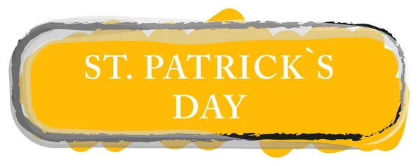 St. Patrick`s Day web Sticker Button — Stock Photo, Image