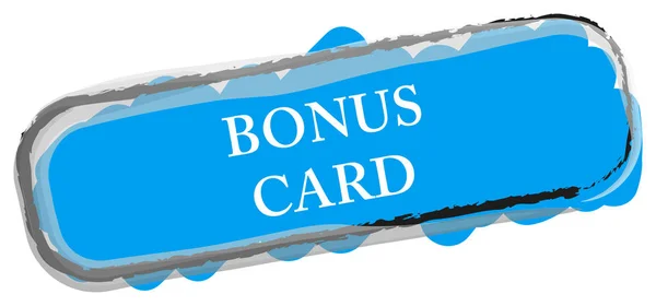 Bonus card web Sticker Button — Stock Photo, Image