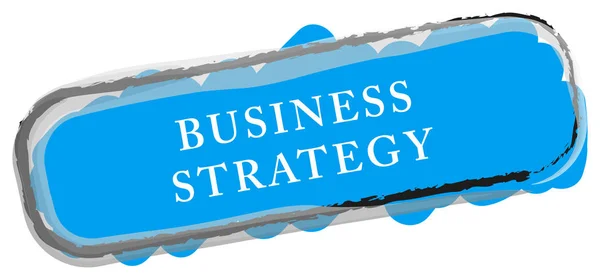 ビジネス戦略ウェブステッカーボタン — ストック写真