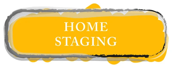Home Staging web Sticker Button — Stock fotografie