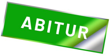 Abitur web Sticker Buton