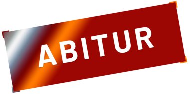 Abitur web Sticker Buton