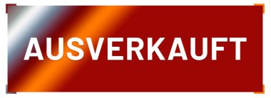 ausverkauft web Sticker Button