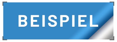 Beispiel web Sticker Düğmesi