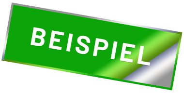 Beispiel web Sticker Düğmesi