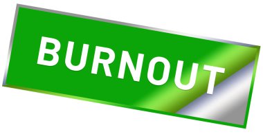 Tükenmişlik web Sticker Düğmesi