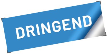 dringend web Sticker Button