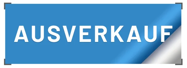 Ausverkauf web Sticker Button — Φωτογραφία Αρχείου