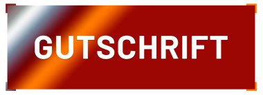 Gutschrift web Sticker Button
