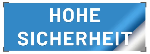 霍赫·西切海特网络贴纸按钮 — 图库照片