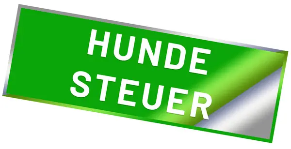 Hundesteuer web Sticker Düğmesi — Stok fotoğraf