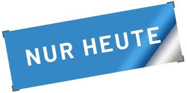 nur heute web Sticker Button