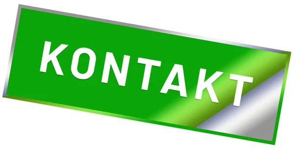 Kontakt web Sticker Button — Stok fotoğraf