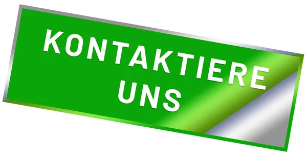 Kontaktiere uns web Sticker Button — Stockfoto