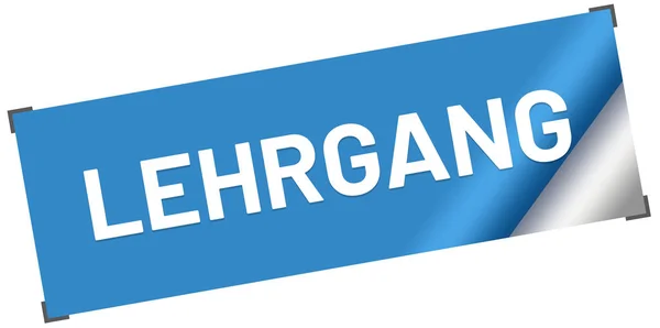 Lehrgang Web Sticker Button — Stockfoto