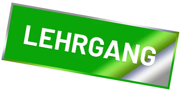 Lehrgang Web Sticker Button — Stockfoto