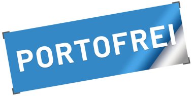 Portofrei web Sticker Düğmesi