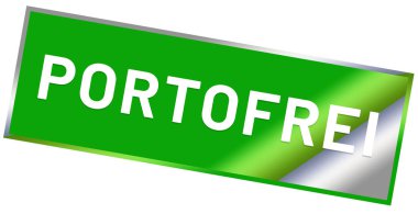 Portofrei web Sticker Düğmesi