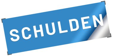  Schulden web Sticker Button
