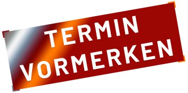 Termin vormerken web Sticker Button