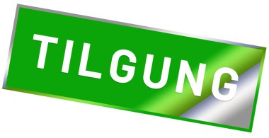 Tilgung web Sticker Button