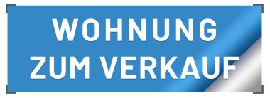 Wohnung zum Verkauf web Sticker Button