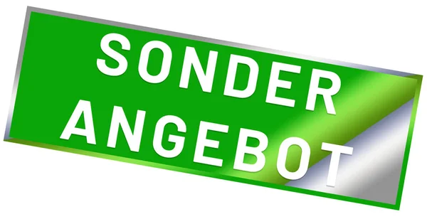 Sonderangebot web Sticker Button — Stok fotoğraf