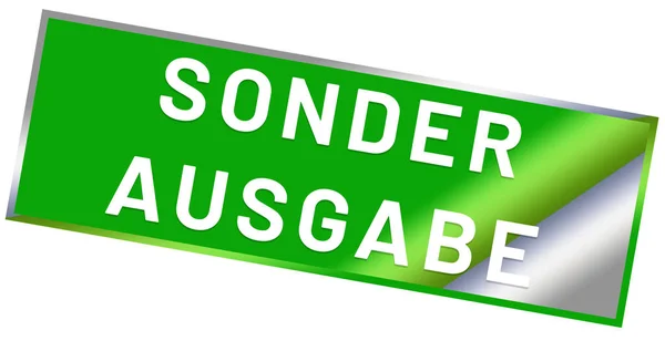 Sonderausgabe web Sticker Button — Stockfoto