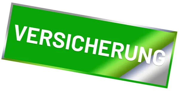 Versicherung web Sticker Button — Stock Photo, Image