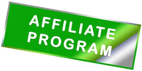 Affiliate program web matrica Button — Stock Fotó