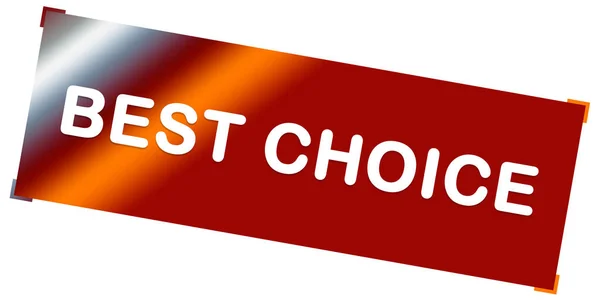 Best choice web Sticker Button — стоковое фото