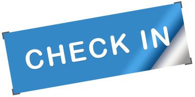  web Sticker Button check-in