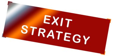  Çıkış stratejisi web Yapıştırıcı Düğmesi