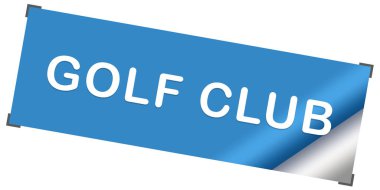 Golf Kulübü Web Yapıştırıcı Düğmesi