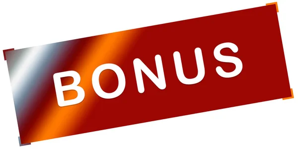 Bonus web Sticker Button — Stock Photo, Image