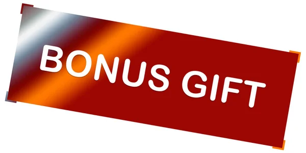 Bonus gift web Sticker Button — Stock Photo, Image