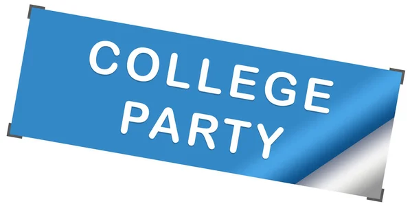 Веб-сайт партии колледжей — стоковое фото