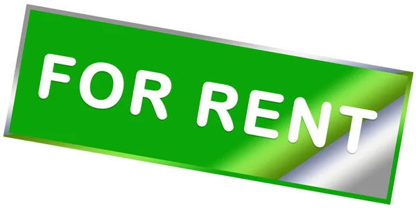 For rent web Sticker Button — Stock Photo, Image