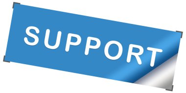 Web Yapıştırıcı Düğmesini destekle