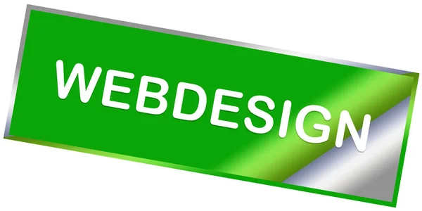 Webdesign Web sticker knop — Stockfoto