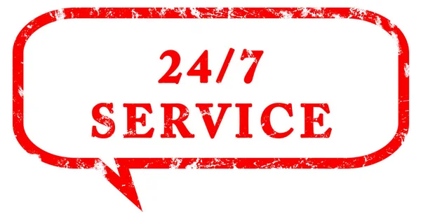 24 / 7 service web Sticker Button — стоковое фото