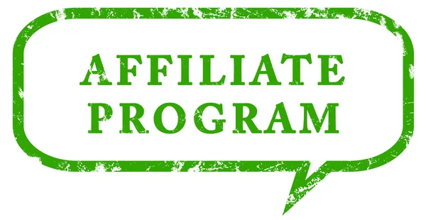 Affiliate program web matrica Button — Stock Fotó