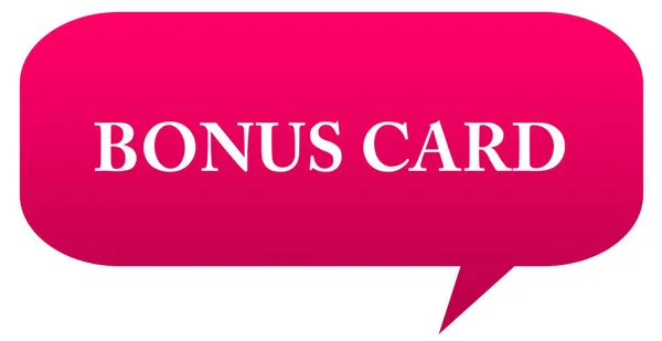 Bouton autocollant de carte bonus — Photo