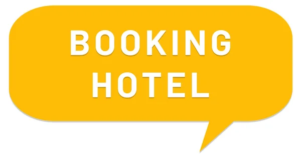 Booking hotel web Sticker Button — Stock Photo, Image