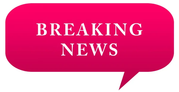 Breaking news web Sticker Button — Stock Photo, Image