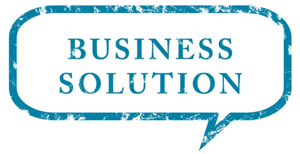 Business Solution web Sticker Button — Stock Photo, Image